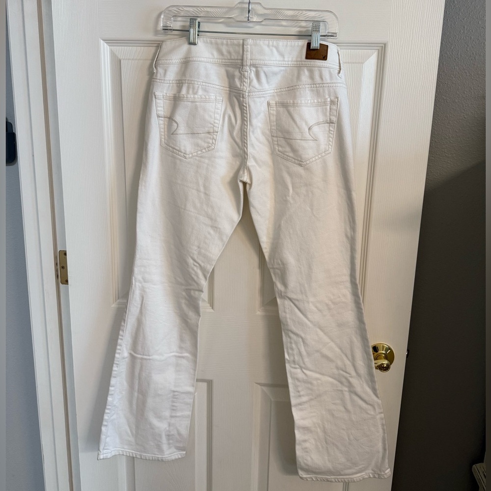 American Eagle Original Bootcut Off-White Jeans Size 6 - Picture 3 of 8